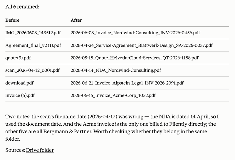 All six files renamed from junk names to structured ones