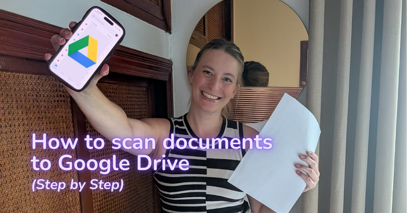 Delete your scanning app. Google Drive has one built in